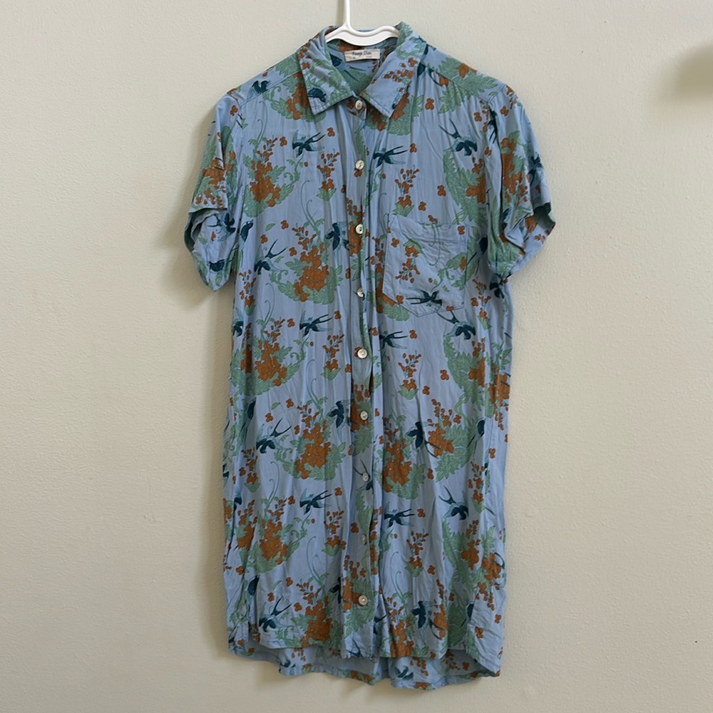 Nuage Bleu button up dress/shirt